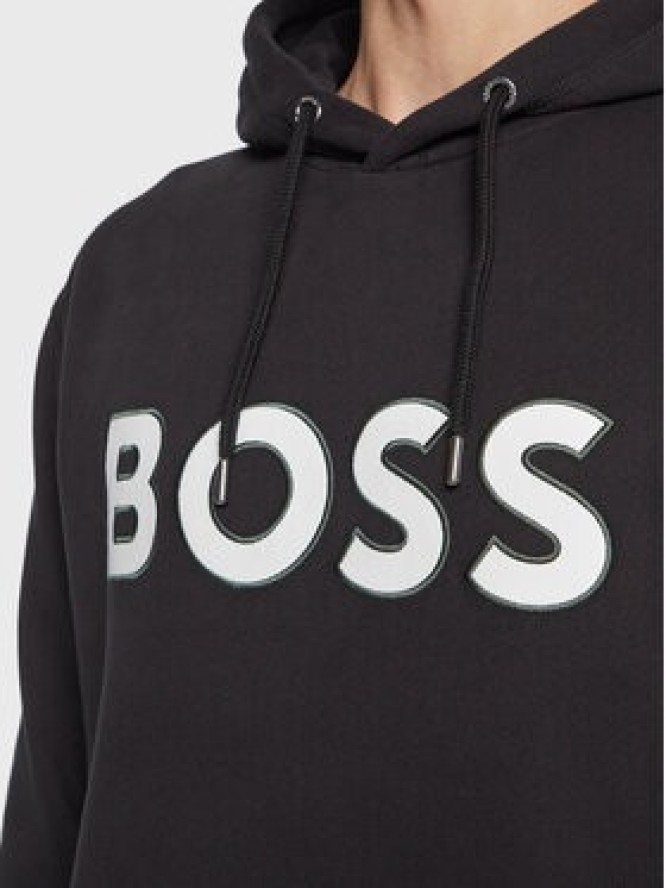 Boss Bluza Welegox 50483453 Czarny Regular Fit