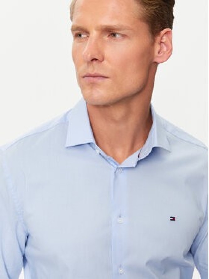 Tommy Hilfiger Koszula MW0MW38347 Błękitny Slim Fit