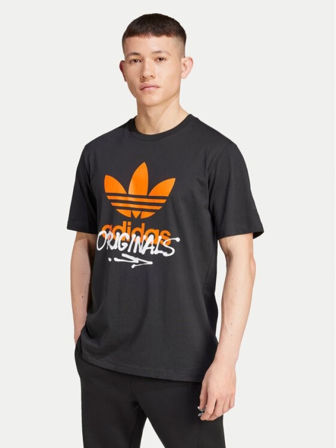 adidas T-Shirt Supply Street IZ2578 Czarny Regular Fit