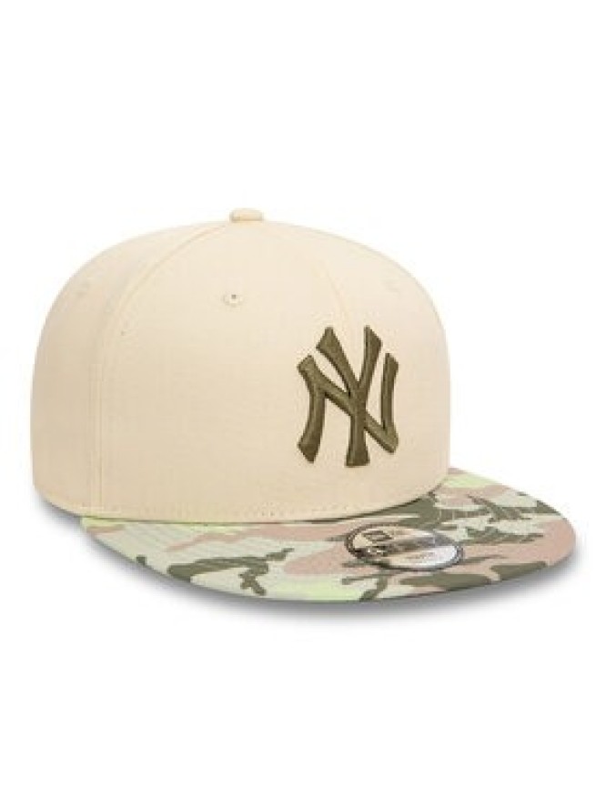 New Era Czapka z daszkiem Youth Contrast 9Fif 60565304 Beżowy