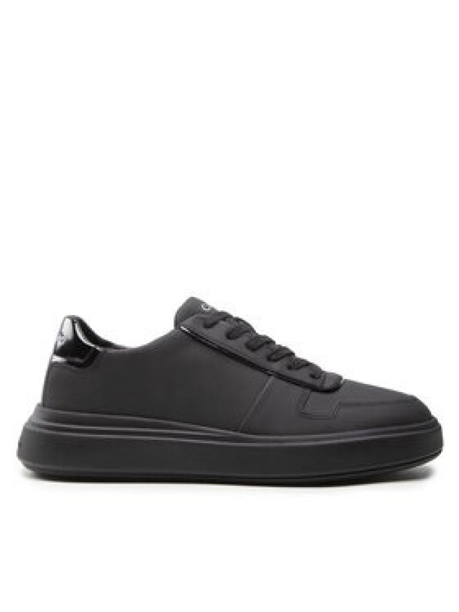 Calvin Klein Sneakersy Low Top Lace Up Shine HM0HM00820 Czarny