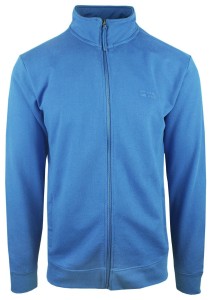 Lekka Bluza na Zamek z Wysokim Kołnierzem - Pako Jeans - Niebieska