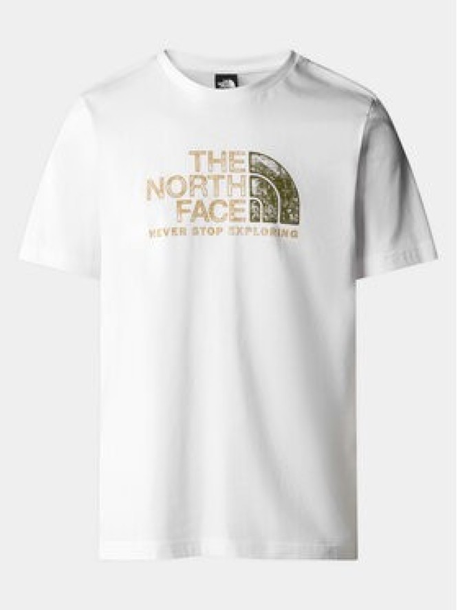 The North Face T-Shirt Rust 2 NF0A87NW Biały Regular Fit