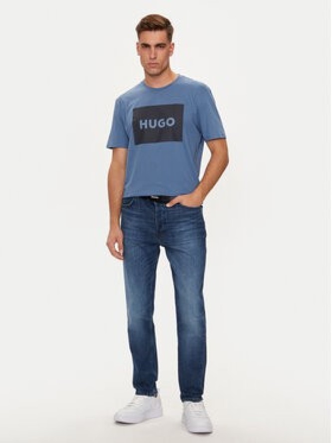 Hugo T-Shirt Dulive222 50467952 Niebieski Regular Fit