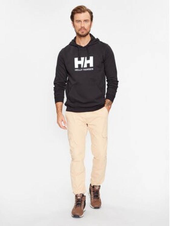 Helly Hansen Bluza Logo 33977 Czarny Regular Fit