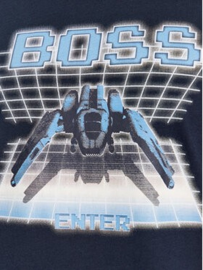 Boss T-Shirt Teenter 50503551 Granatowy Regular Fit