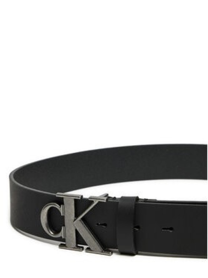 Calvin Klein Jeans Pasek Męski Round Mono Plaque Lthr Belt 40Mm K50K512067 Czarny