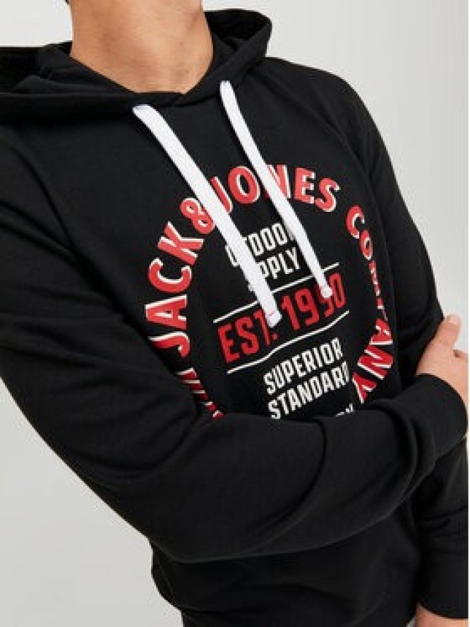 Jack&Jones Bluza Andy 12222333 Czarny Regular Fit