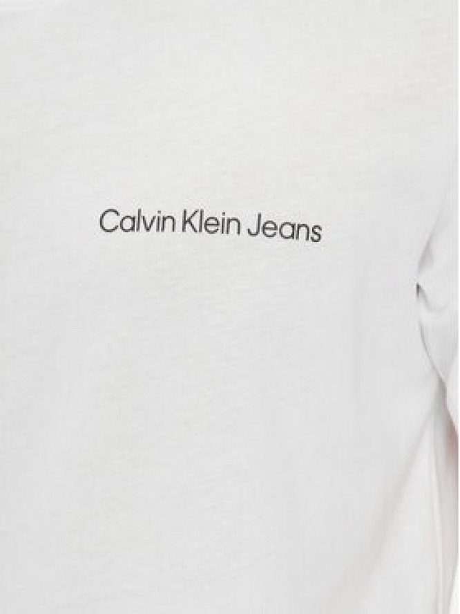 Calvin Klein Jeans T-Shirt J30J323993 Biały Regular Fit