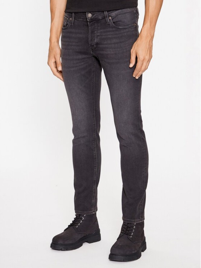 Jack&Jones Jeansy 12243814 Czarny Slim Fit