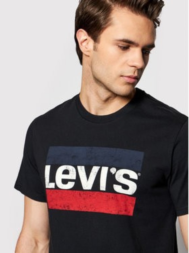 Levi's® T-Shirt Sportswear Graphic Tee 39636-0050 Czarny Regular Fit