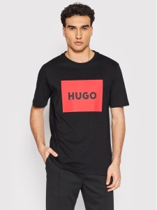 Hugo T-Shirt Dulive222 50467952 Czarny Regular Fit