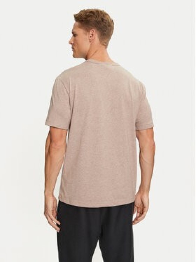 Champion T-Shirt 218802 Beżowy Regular Fit