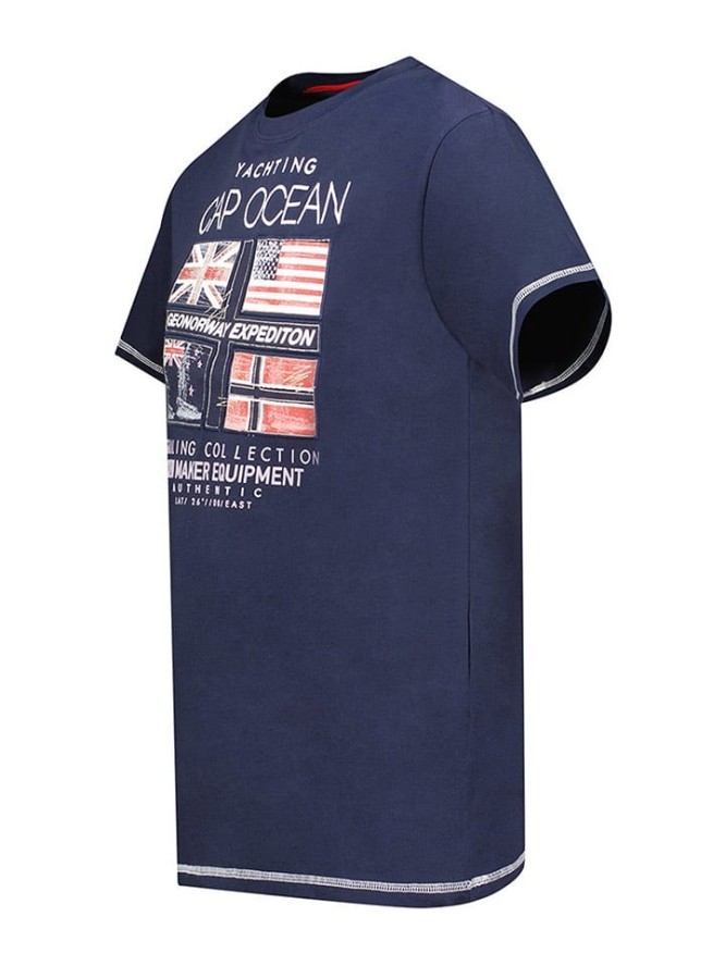 Geographical Norway Koszulka "Jinapt" w kolorze granatowym rozmiar: XL