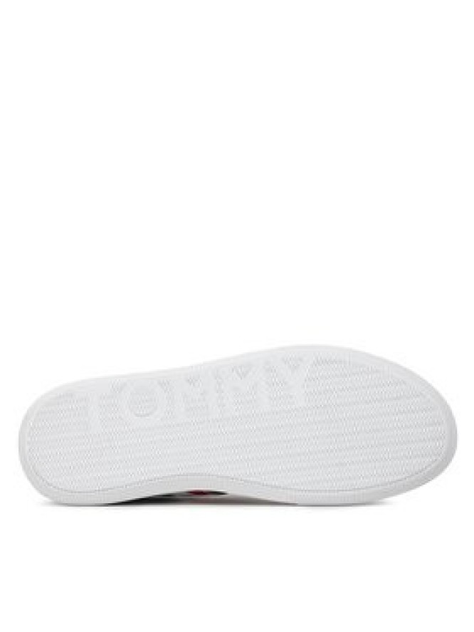 Tommy Hilfiger Sneakersy Essential Leather Cupsole FM0FM04921 Niebieski