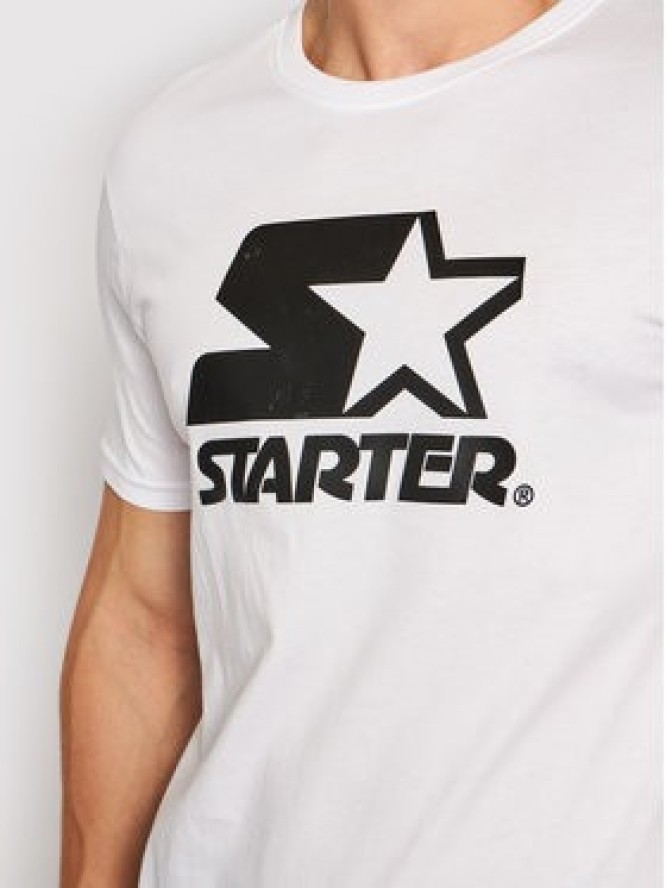 Starter T-Shirt SMG-008-BD Biały Regular Fit