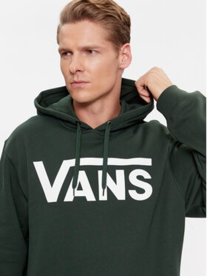 Vans Bluza Mn Vans Classic Po Hoodie Ii VN0A456BBZ01 Zielony Classic Fit