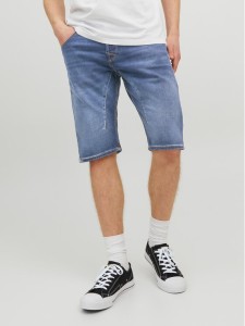 Jack&Jones Szorty jeansowe Cale 12223993 Granatowy Regular Fit