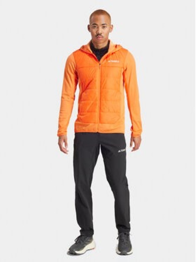 adidas Kurtka outdoor Terrex Multi Hybrid IR7884 Pomarańczowy Regular Fit