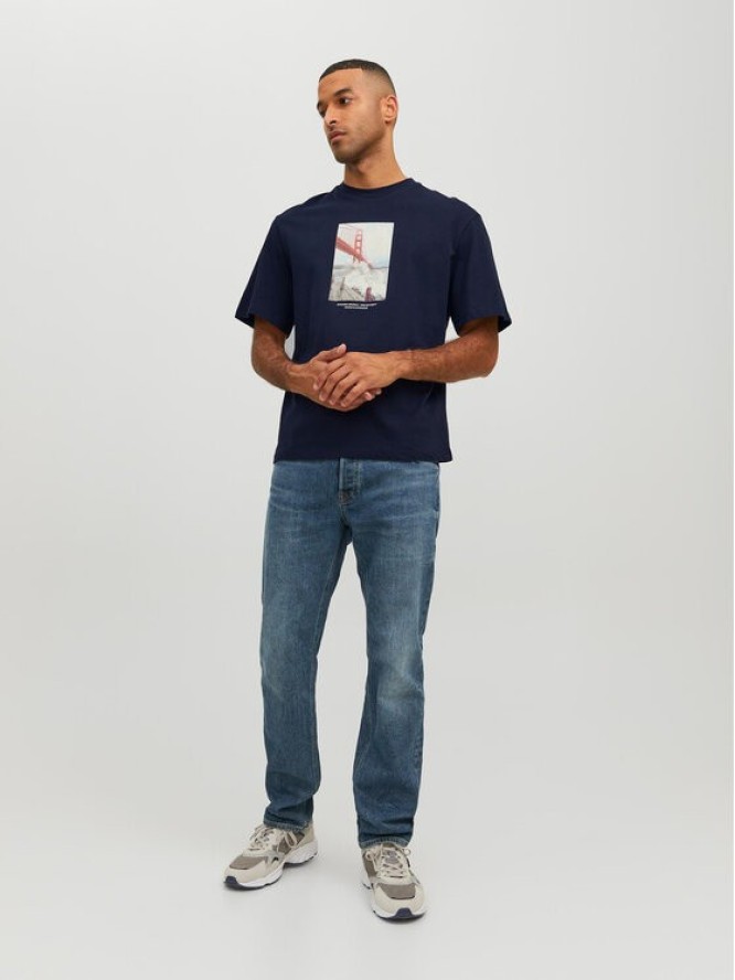 Jack&Jones T-Shirt Copenhagen 12227781 Granatowy Regular Fit