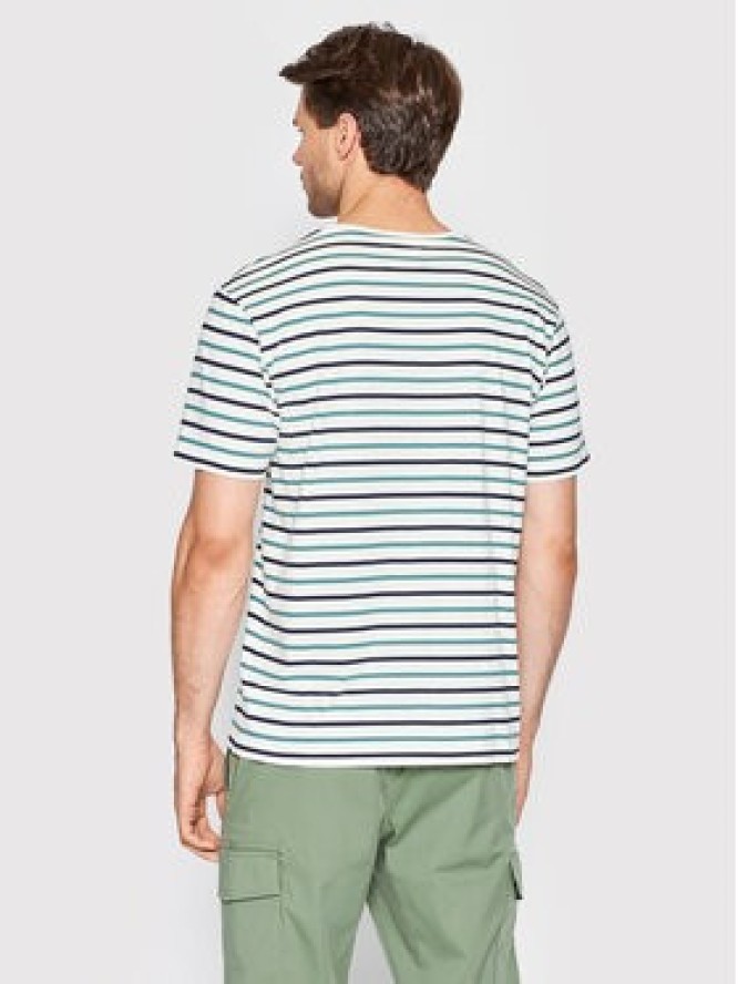 Wood Wood T-Shirt Ace Stripe 10285704-2222 Beżowy Regular Fit