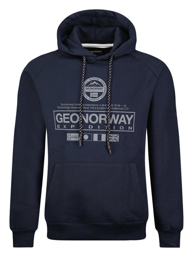 Geographical Norway Bluza "Gozalo" w kolorze granatowym rozmiar: L