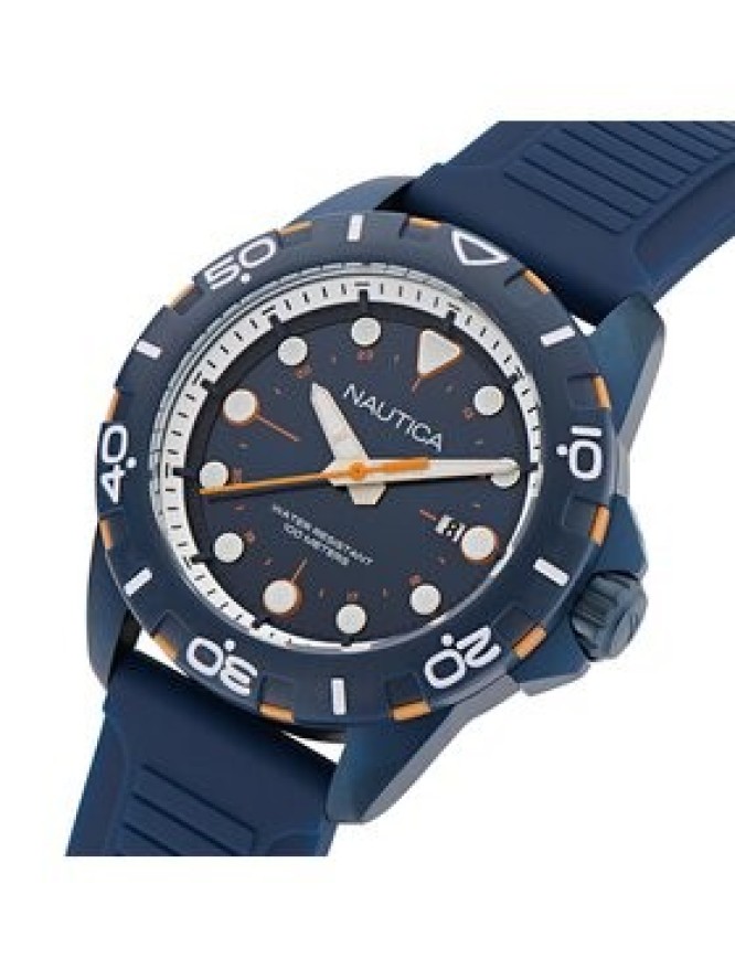 Nautica Zegarek NAPNRS401 Granatowy