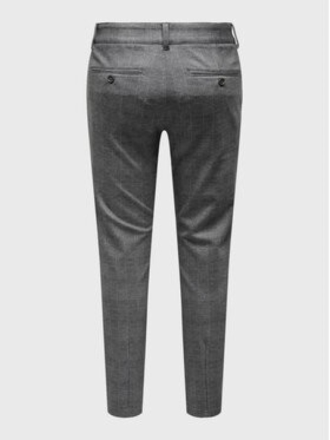 Only & Sons Chinosy 22019887 Szary Slim Tapered Fit