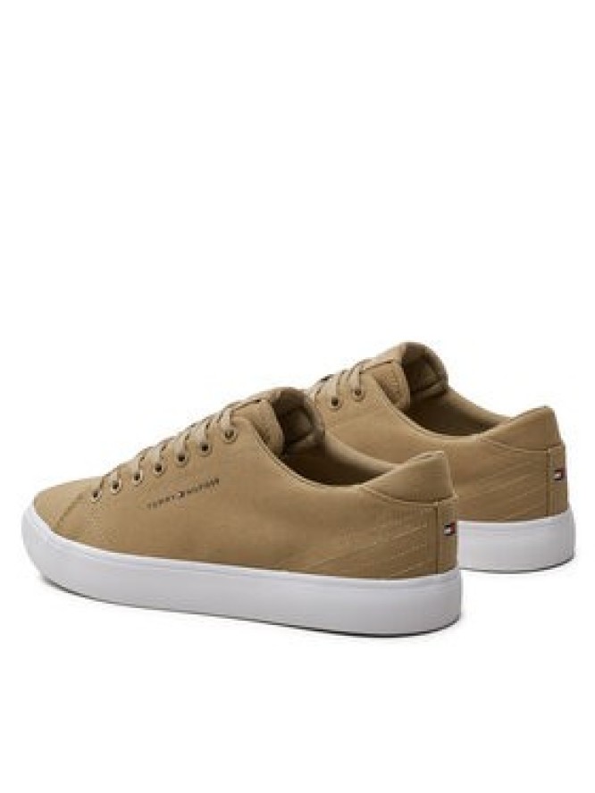 Tommy Hilfiger Tenisówki Th Hi Vulc Low Canvas FM0FM04882 Beżowy