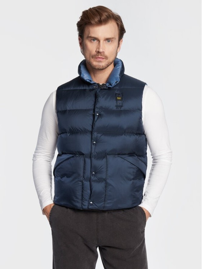 Blauer Kamizelka Sebastian BLUX03218 006365 Granatowy Regular Fit