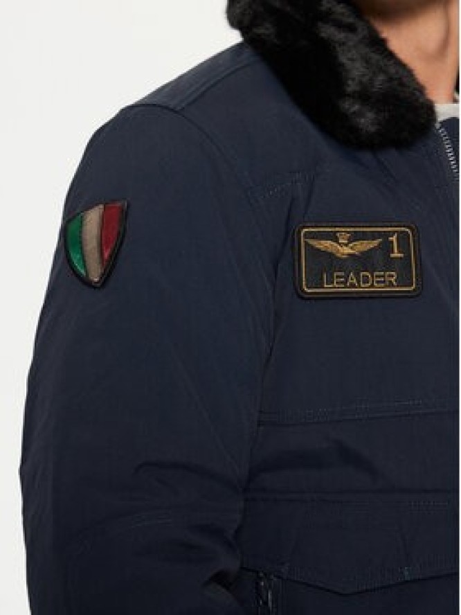 Aeronautica Militare Kurtka bomber 242AB2106CT3151 Granatowy Regular Fit