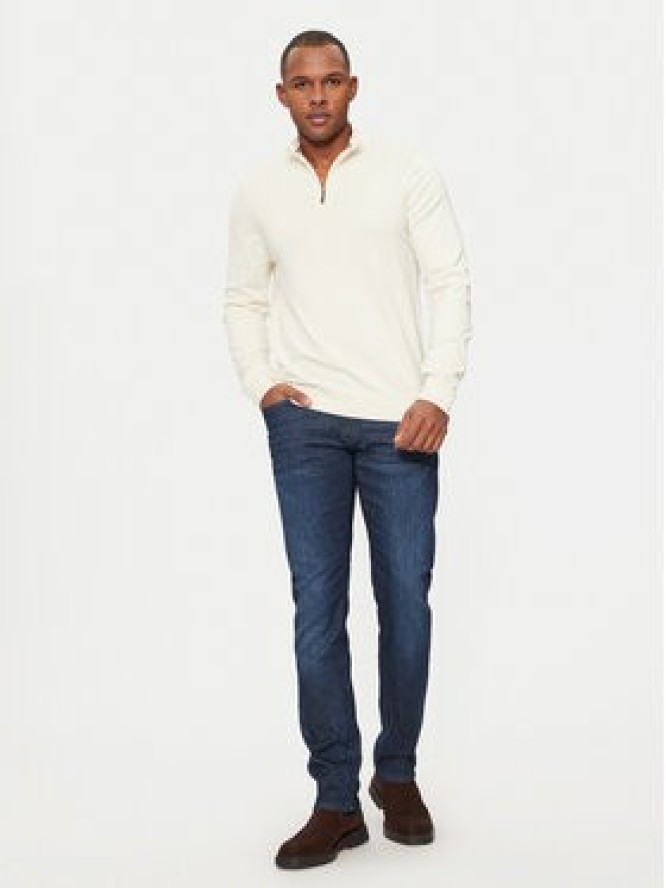 Hechter Paris Sweter 65025 142801 Écru Regular Fit