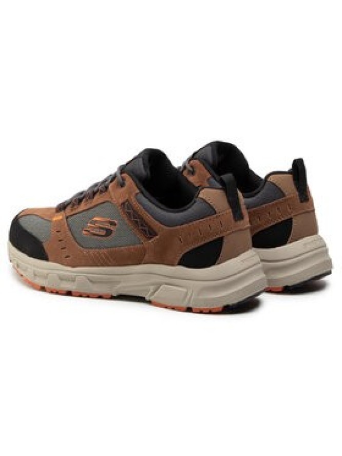 Skechers Półbuty Oak Canyon 51893/BRBK Brązowy