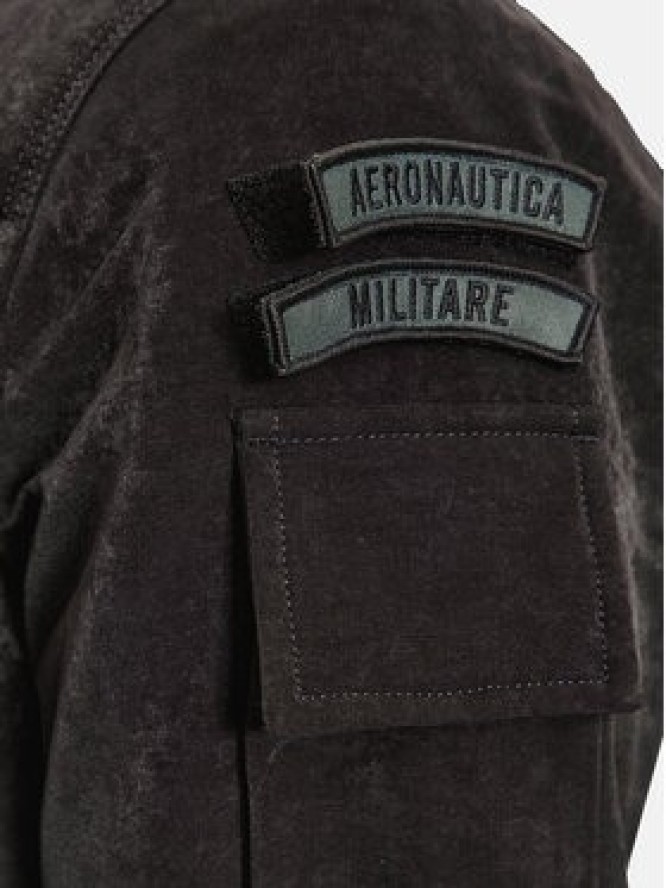 Aeronautica Militare Kurtka bomber 232AB2113CT3160 Czarny Regular Fit