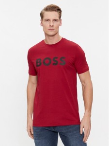 Boss T-Shirt Thinking 1 50481923 Czerwony Regular Fit