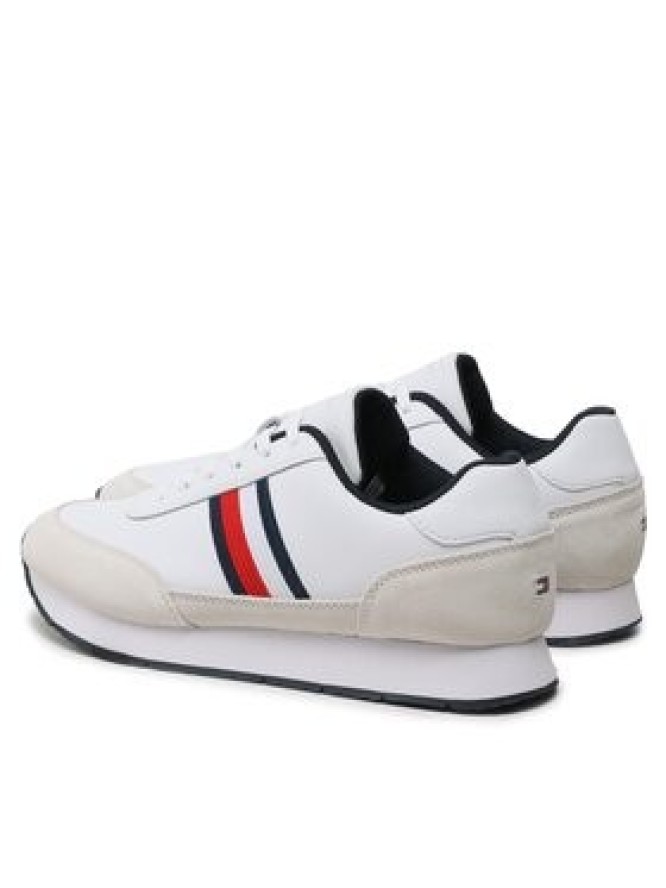 Tommy Hilfiger Sneakersy Core Eva Runner Corporate Lea FM0FM04397 Biały