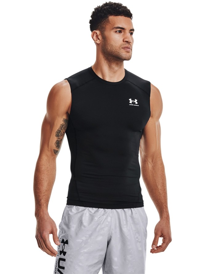 Tank top treningowy męski Under Armour UA Hg Armour Comp Sl - czarny