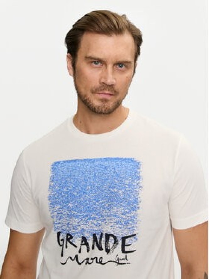 Gant T-Shirt 2003283 Écru Regular Fit
