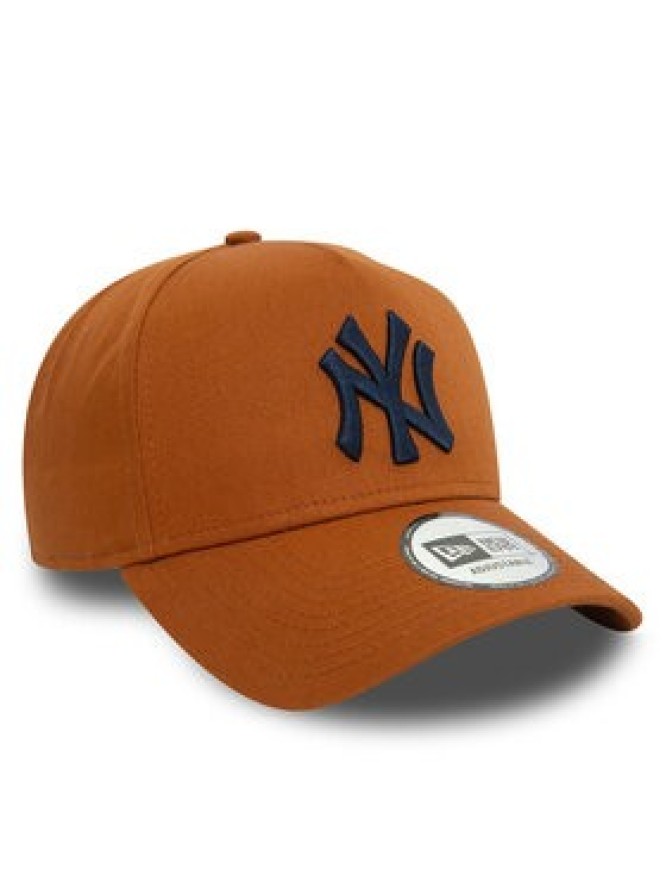 New Era Czapka z daszkiem New York Yankees League Essential 9FORTY E-Frame 60580697 Brązowy