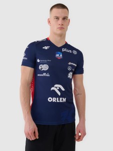 Koszulka meczowa replika wyjazdowa z sezonu 2024/25 męska 4F x Zaksa Kędzierzyn Koźle - multikolor