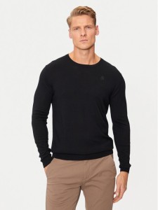 KARL LAGERFELD Sweter 655000 544399 Czarny Regular Fit