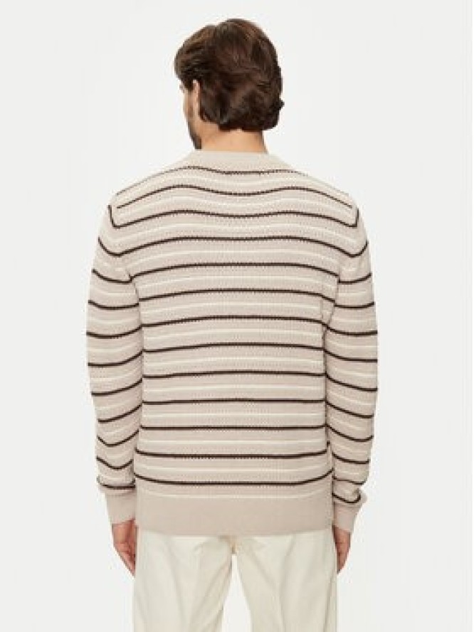 Jack&Jones Sweter Bronx 12264080 Beżowy Regular Fit