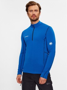 Mammut Bluza techniczna Aenergy ML Half Zip Pull 1016-01100-50381-113 Granatowy Regular Fit