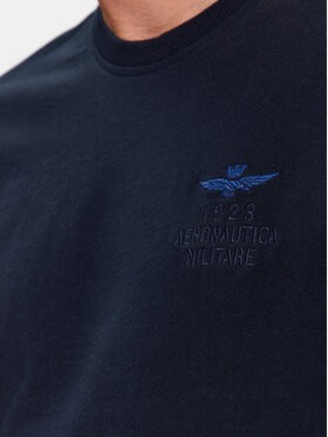 Aeronautica Militare Longsleeve 232TS2185J609 Granatowy Regular Fit