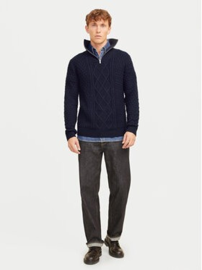 Jack&Jones Sweter Blunorth 12261780 Granatowy Regular Fit