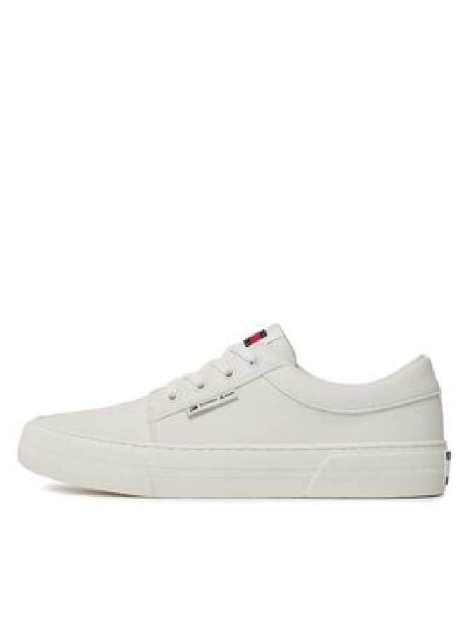 Tommy Jeans Sneakersy Tjm Vulc. Skate Derby Ess EM0EM01400 Écru