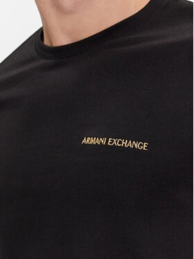 Armani Exchange Longsleeve 3DZTDE ZJ9JZ 1200 Czarny Regular Fit