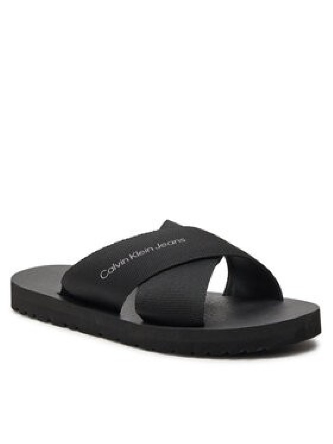 Calvin Klein Jeans Klapki Cross Sandal Slipon Rp In Btw YM0YM00942 Czarny