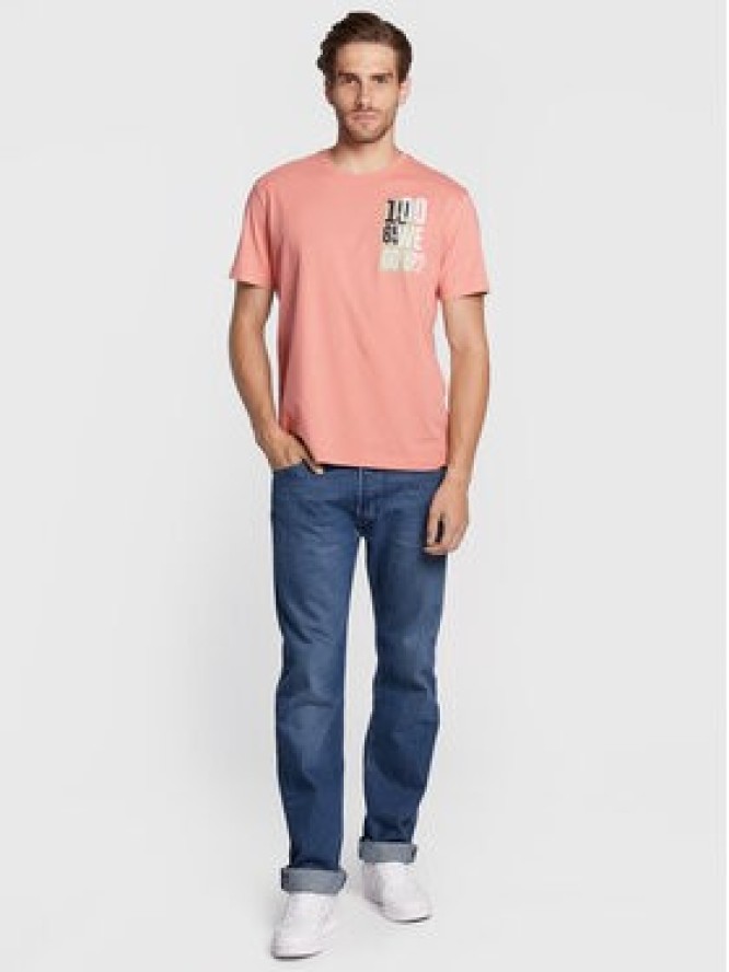 United Colors Of Benetton T-Shirt 3096U102U Różowy Regular Fit