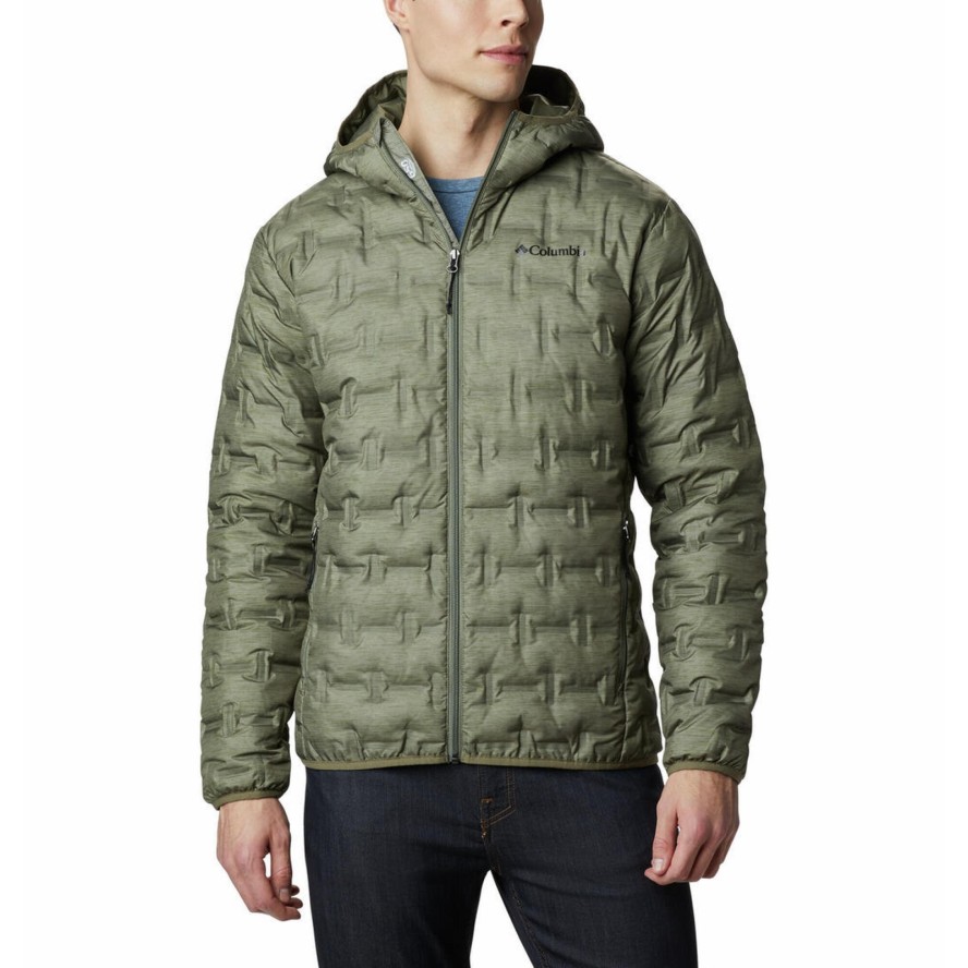 Kurtka Turystyczna Puchowa Męska Columbia Delta Ridge Down Hooded Jacket